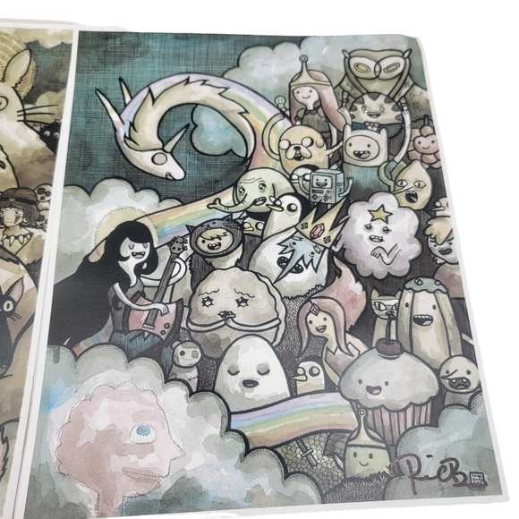 SPIRITED Away 11X14 Signed Print By Patric Bates. - Picture 2 of 5